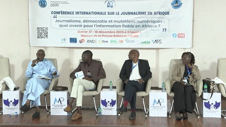 Conf&eacute;rence internationale sur le journalisme en Afrique &agrave; Dakar, S&eacute;n&eacute;gal.&copy; RT 