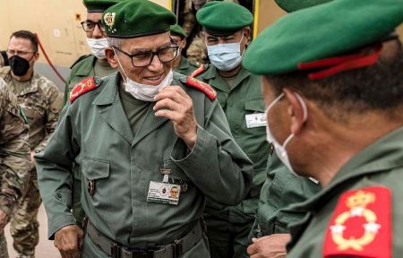 Dans cette photo d'archives prise le 9 juin 2021, le général de division marocain Belkhir el-Farouk. Photo: FADEL SENNA/AFP 