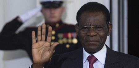Teodoro Obiang Nguema Mbasogo, président de la Guinée équatoriale