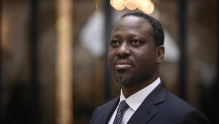 L'ex-leader rebelle ivoirien et ancien président de l’Assemblée nationale, Guillaume Soro, à Paris le 29 janvier 2020. Lionel BONAVENTURE / AFP