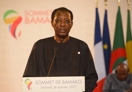 Le président tchadien Idriss Déby Itno 