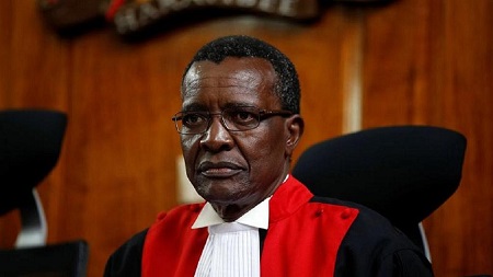 Le président de la Cour suprême kényane, David Maraga