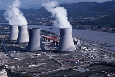 Une centrale nucléaire - Illustration