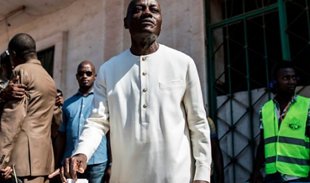José Mario Vaz, président sortant de la Guinée-Bissau 