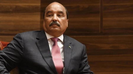 L'ancien président mauritanien Mohamed Ould Abdel Aziz -AFP