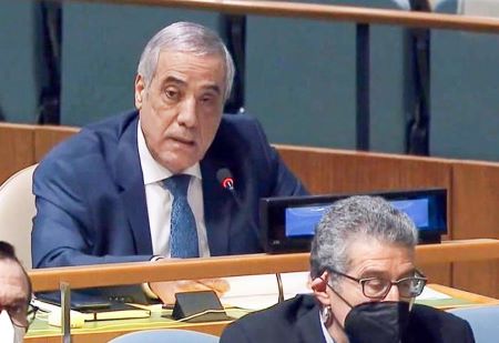 Nadir Larbaoui, représentant de l'Algérie auprès des Nations unies - PHOTO/ONU  