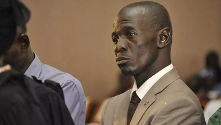 L’ex-chef de la junte de 2012, Amadou Sanogo, au tribunal le 30 novembre 2016. AFP
