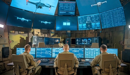  Base a&eacute;rienne am&eacute;ricaine de Ramstein, situ&eacute;e dans le sud-ouest de l&rsquo;Allemagne