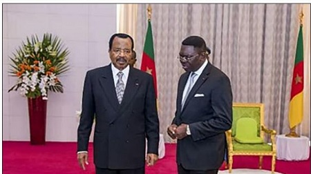  Le président Paul Biya et son Secrétaire général Ferdinand Ngoh Ngoh