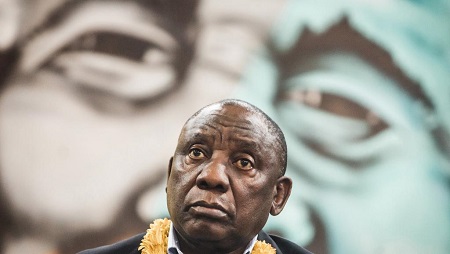 Le président sud-africain Cyril Ramaphosa. © AFP/Rajesh Jantilal