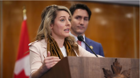 La ministre des Affaires étrangères du Canada, Mélanie Joly. (Photo d'archives)  PHOTO : LA PRESSE CANADIENNE / SEAN KILPATRICK