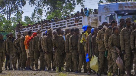 Des soldats éthiopiens et des membres de milices alliées capturés   -  africanews AP