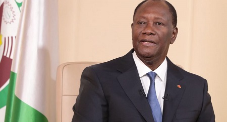 Alassane Ouattara,  chef de l’Etat ivoirien 