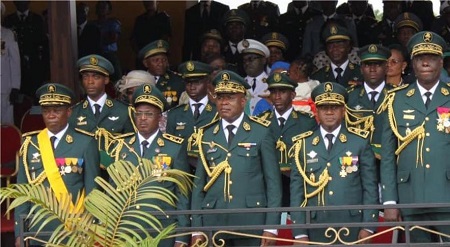Des Généraux des forces armées camerounaises - Photo -FK