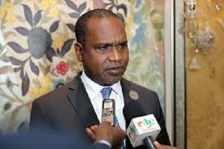 Le ministre burkinabè des Affaires étrangères, Alpha Barry. AFP/Issouf Sanogo