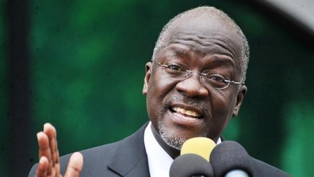 Le président tanzanien John Pombe Magufuli s'est emporté contre l'administration ougandaise. © REUTERS/Sadi Said