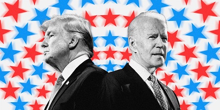 Donald Trump et Joe Biden 