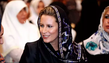 Aïcha Kadhafi, fille de Mouammar Kadhafi