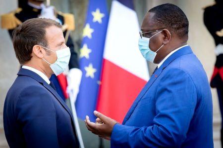 Emmanuel Macron et  Macky Sall 