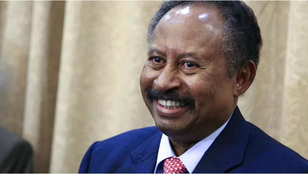 Le Premier ministre soudanais Abdalla Hamdok. Ebrahim HAMID / AFP