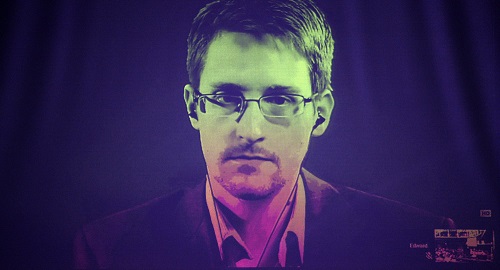Le lanceur d'alerte Edward Snowden a dénoncé l'arrestation de Julian Assange ce jeudi, 11 avril. Photo: © AFP 2019 Frederick Florin