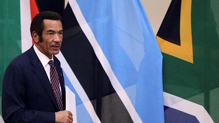  Ian Khama, président du Botswana