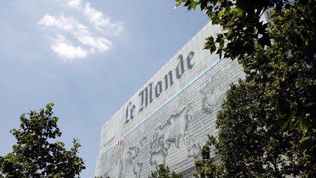Le siège du journal «Le Monde», à Paris. AFP/Thomas Samson