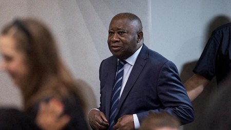 L'ex-président ivoirien Laurent Gbagbo, acquitté en 1ère instance mais en liberté surveillée en Belgique