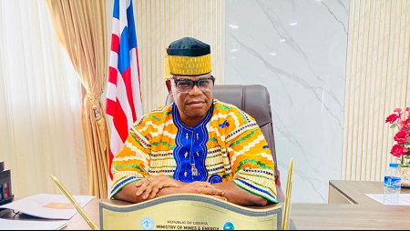 Le ministre des Mines et de l'&Eacute;nergie au Lib&eacute;ria, Matenokay Tingban &copy; RS
