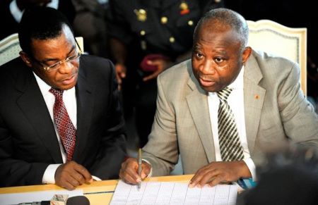  Pascal Affi N’guessan et   l’ex-Président Laurent Gbagbo