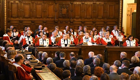 L'audience solennelle de rentrée de la cour d'appel de Paris, en présence de nombreuses personnalités, le mardi 15 janvier 2019.Photo: cours-appel.justice.fr