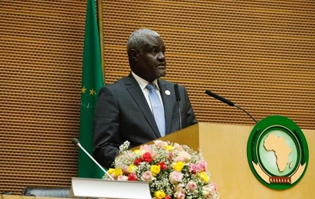 Moussa Faki Mahamat, président de la Commission de l'Union africaine