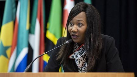 Sylvie Baïpo Temon,  ministre des Affaires étrangères