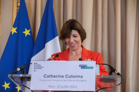 La ministre des Affaires étrangères Catherine Colonna (Photo, AFP).