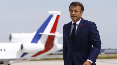 Le président français Emmanuel Macron entame, ce lundi 25 juillet, une tournée au Cameroun, Bénin et Guinée-Bissau, trois pays africains où il ne s'est pas encore rendu (photo d'illustration). © AP/Gonzalo Fuentes